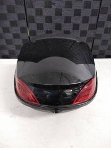 lot 1444 image: moped black cargo trunk no key
