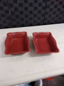 lot 1447 image: casserole dishes 2 pc