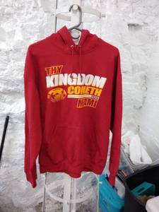 lot 1456 image: jerzees chiefs sweatshirt size large