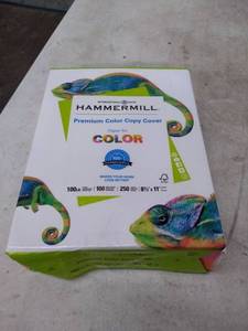 lot 1569 image: Hammermill Color Copy Digital Cover, 100lb, 8 12 x 11 Inches, 250 Sheets1 Pack (120024R)