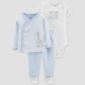 lot 1578 image: Baby Boys Layette sets - Just One You made by carters Light Blue Preemie