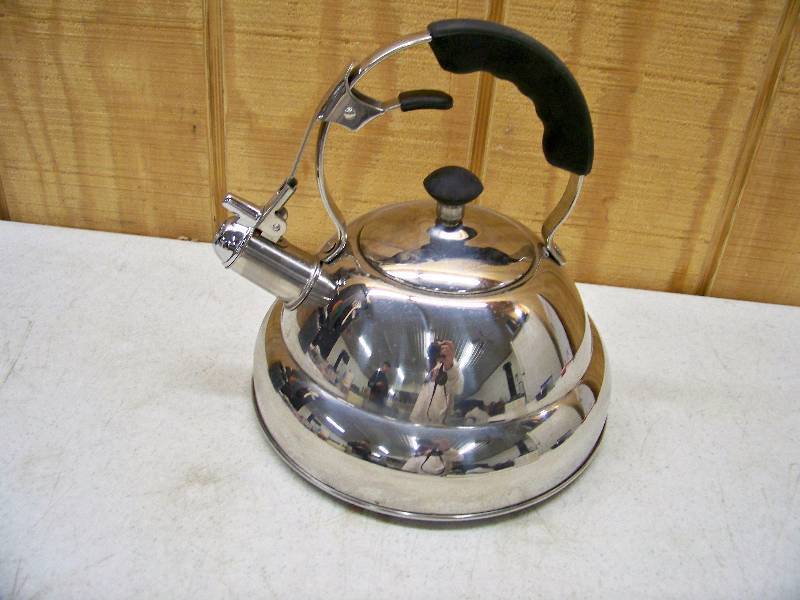 lot 1049 image: T304 Stainless SteelCopper Whistling Tea Kettle