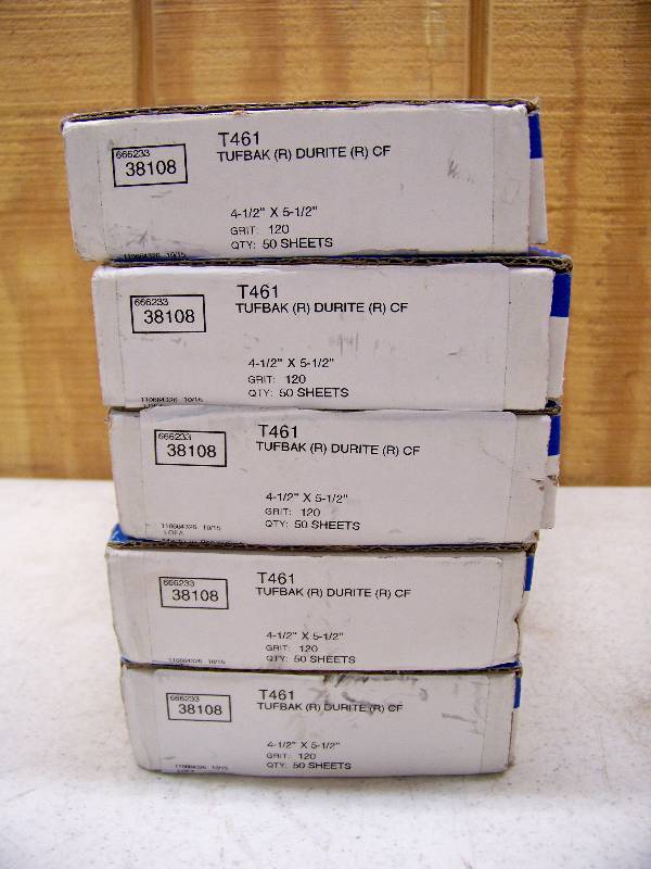 lot 1081 image: 5 Boxes Norton Sandpaper