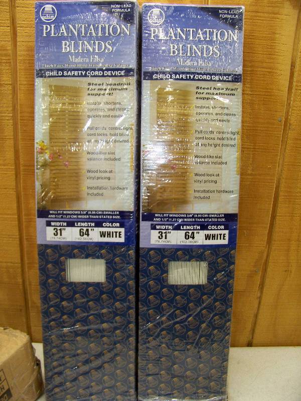 lot 1153 image: 2 Achim Plantation Blinds