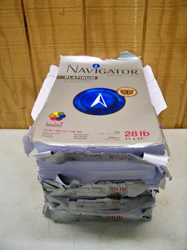 lot 1169 image: 5 Reams Navigator 11 x 17 Copy Paper