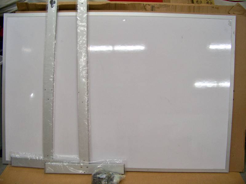 lot 1249 image: Moore 4 x 6 2 Sided Reversible Mobile Dry Erase Board