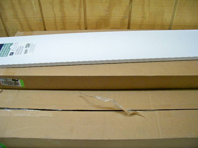 lot 1257 image: White Closet Shelving Boards