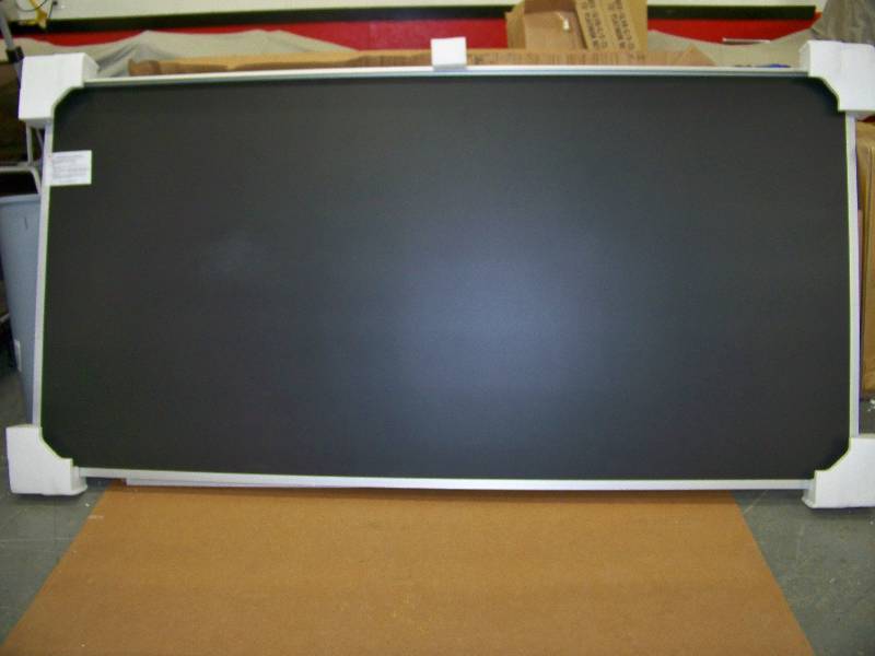 lot 1248 image: Marsh Composition Chalkboard Aluminum Frame with Tray 4 x 8