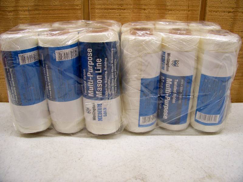 lot 1008 image: 12 Rolls Wellington Medium Load Twisted Nylon Multi-Purpose Mason Line