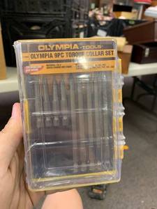lot 922 image: Olympia Tools 9 PC Torque Collar Set