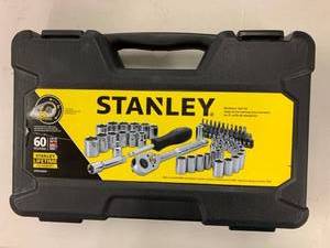 lot 936 image: Stanley 60 Piece Mechanics Tool Set