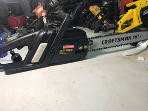 lot 481 image: Craftsman Electric Chain saw