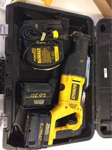 lot 2776 image: dewalt reciprocating saw