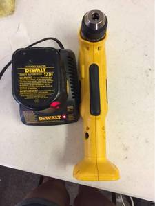 lot 2788 image: dewalt cordless right angle drilldriver