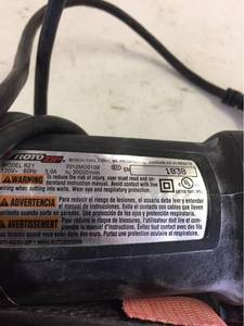 lot 2792 image: roto zip by Bosch rotary tool