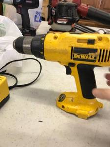 lot 1655 image: DeWalt Cordless drill