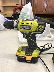 lot 1659 image: Ryobi Cordless drill