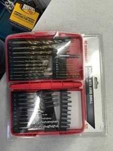 lot 1696 image: NEW Jobsmart Power Bits and Drill