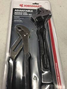 lot 1698 image: NEW Jobsmart Adjustable Wrench set