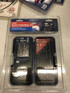 lot 1704 image: NEW Black Oxide Drill Set