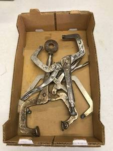 lot 1710 image: Vise grip claps