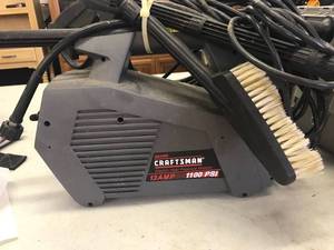 lot 1647 image: Craftsman Electric High Pressure washer
