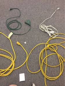 lot 5241 image: (4) extension cords