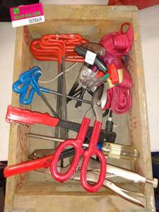 lot 2869 image: T handled allen , misc tools