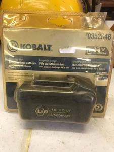 lot 1743 image: Kobalt Battery