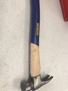 lot 1769 image: Irwin Framing Hammer