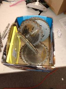 lot 6511 image: misc saw blades