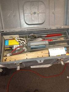 lot 6518 image: tool box with tools