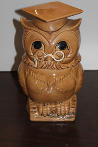 lot 9658 image: Owl Cookie Jar