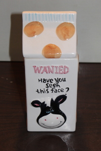 lot 9666 image: Milk Carton Cookie Jar