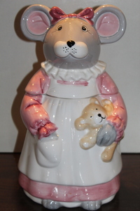 lot 9724 image: Miss Mouse Cookie Jar