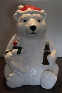 lot 9745 image: Coca-Cola Polar Bear Cookie Jar