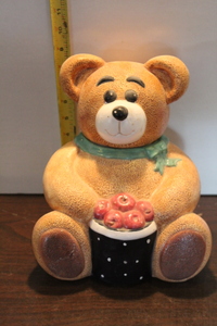 lot 9772 image: Teddy Bear with Apples
