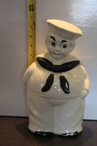 lot 9778 image: Sailor Cookie Jar