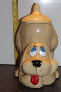 lot 9885 image: Thinking Puppy Cookie Jar
