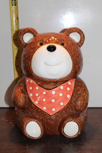 lot 9919 image: Otagiri Japan Bear Cookie Jar
