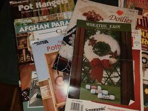 lot 1092 image: Quilting Magazines. Crochet Magazines, Afghan, Soft Sculpting Dolls. and other miscellaneous