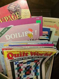 lot 1093 image: Quilting Magazines, Thread, Needlework, and other miscellaneous