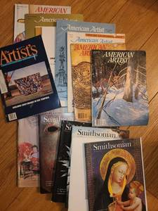 lot 1096 image: Magazines. American Artist, The Artist, and Smithsonian