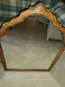 lot 1104 image: Antique Mirror. 32 tall x 24 wide x 1 deep