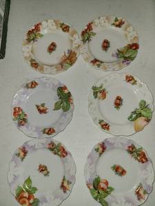 lot 1155 image: 6 pcs. Fruit Plates