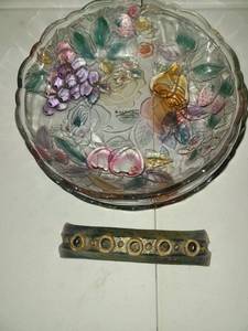 lot 1165 image: HOME BEAUTIFUL WARE. Large Platter and Bowl