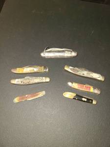 lot 1516 image: Pocket Knives. 7 pcs. Some have broken parts
