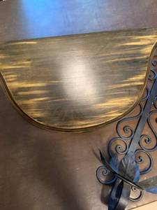 lot 2011 image: Shelf and candle stick holder