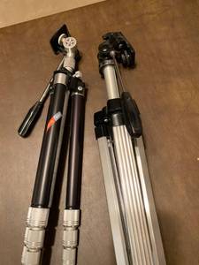 lot 2088 image: Two tripods