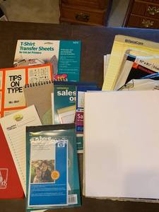lot 2115 image: Assortment of paper and pads